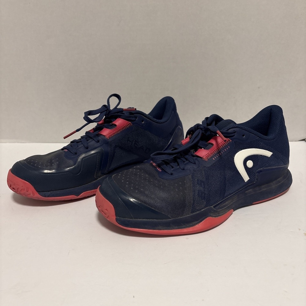 Head Women's Sprint Pro3.5 Shoes Tennis Pickleball Blue / Azalea US Size 7.5 - Picture 1 of 7